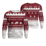 Twin Peaks Damn Good Holiday Ugly Christmas Sweater 2025 Deep Red – Moonbestprint