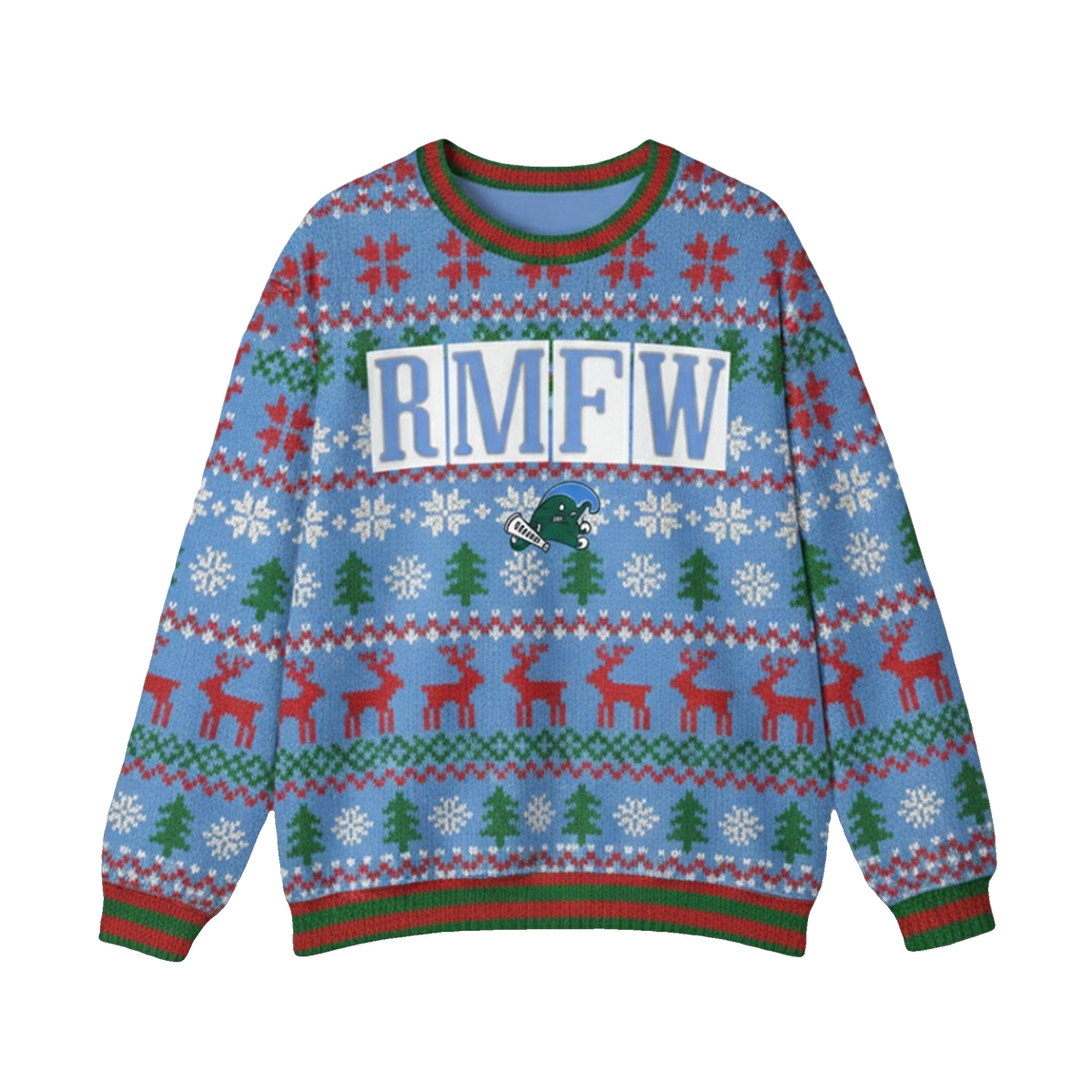 Tulane Coach Jon Sumrall RMFW Ugly Sweater - Moonbestprint