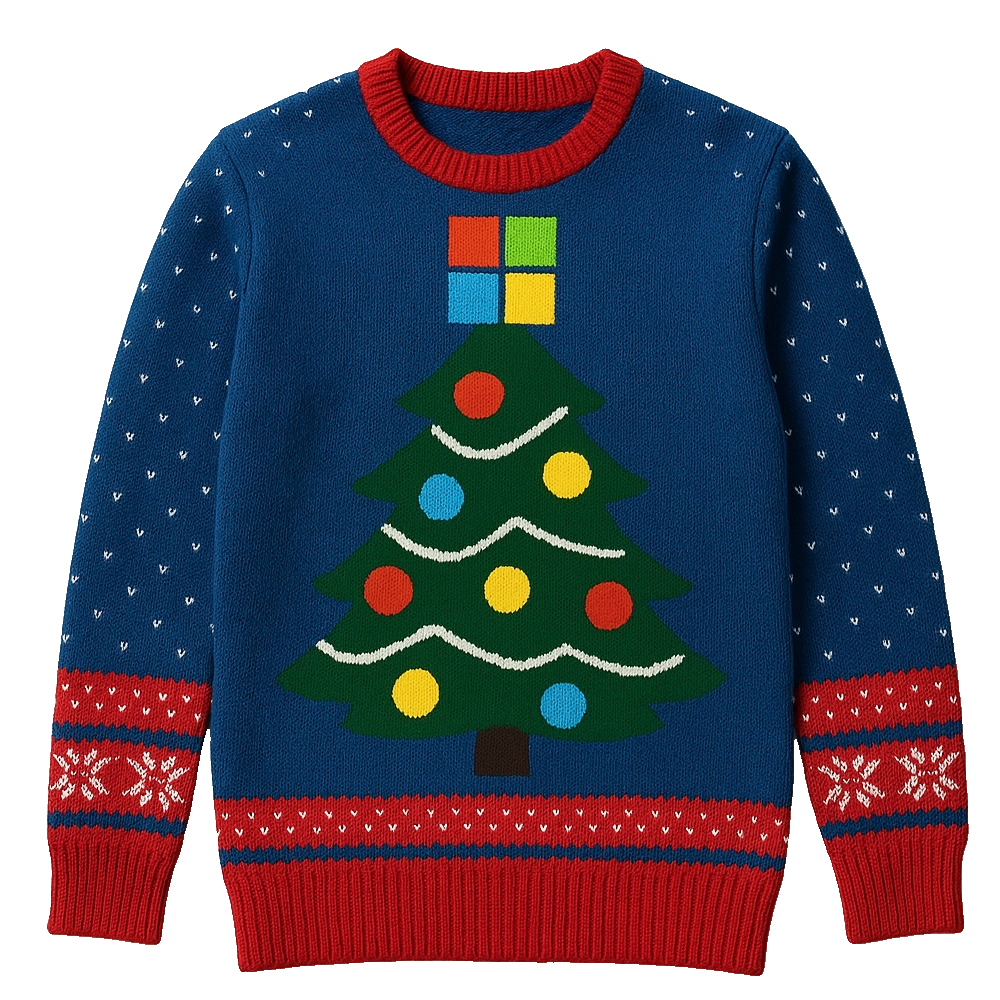 Tree Microsoft Ugly Christmas Sweater 2025 – Moonbestprint