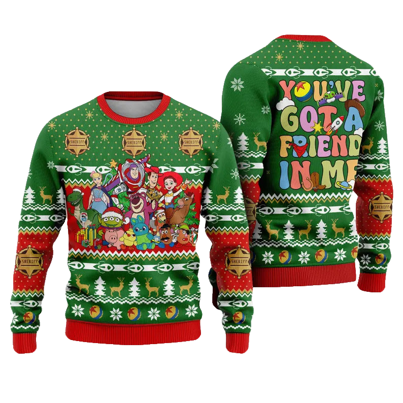 Toy Story You've Got A Friend In Me Ugly Christmas Sweater 2025 – Moonbestprint