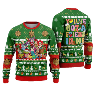 Toy Story You've Got A Friend In Me Ugly Christmas Sweater 2025 – Moonbestprint