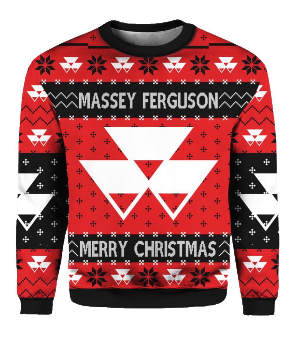 Tractor Massey Ugly Christmas Sweater - Moonbestprint