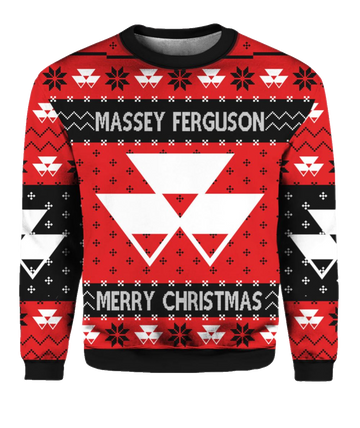 Tractor Massey Ugly Christmas Sweater - Moonbestprint