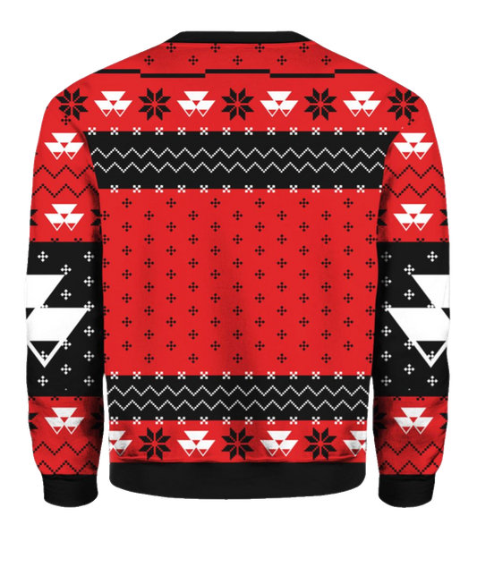 Tractor Massey Ugly Christmas Sweater - Moonbestprint