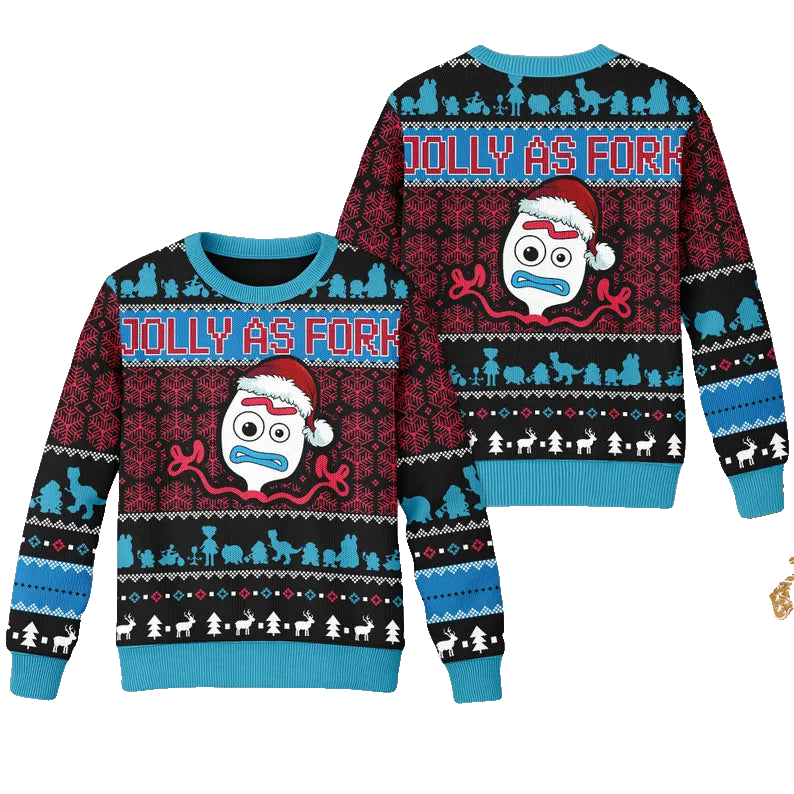Toy Story Jolly As Fork Ugly Christmas Sweater – Moonbestprint