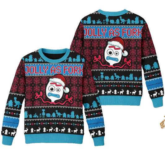 Toy Story Jolly As Fork Ugly Christmas Sweater – Moonbestprint