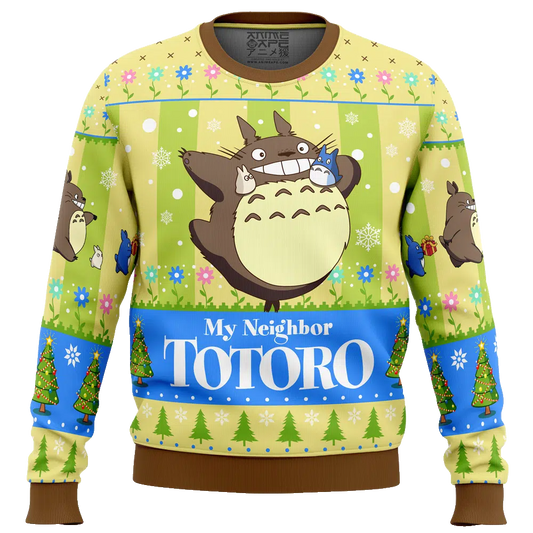 Totoro and Friends My Neighbor Totoro Ugly Christmas Sweater – Moonbestprint