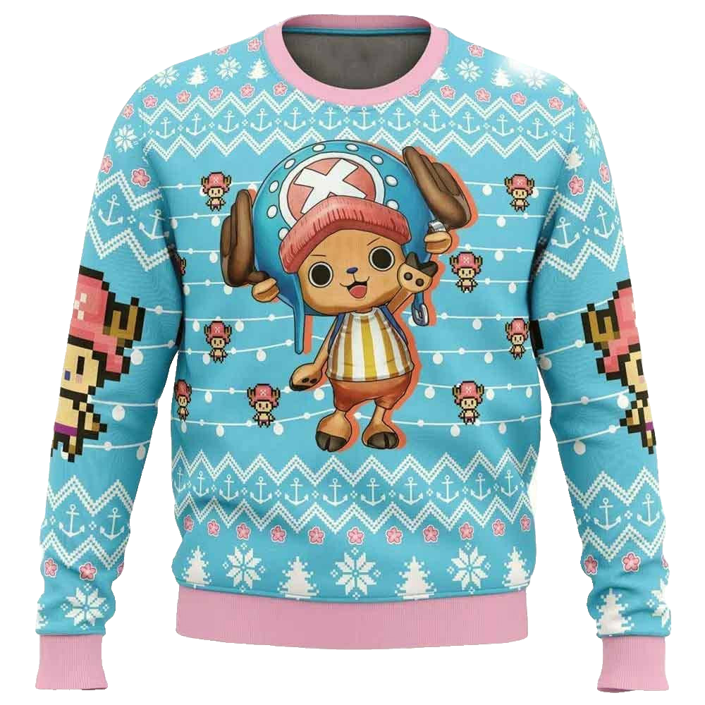 Tony Tony Chopper One Piece Ugly Christmas Sweater – Moonbestprint