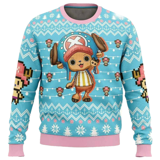 Tony Tony Chopper One Piece Ugly Christmas Sweater – Moonbestprint