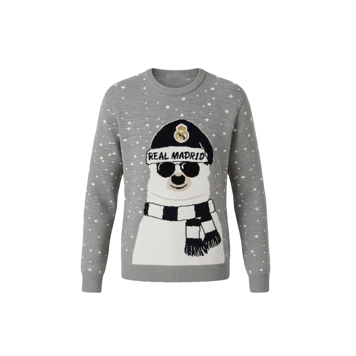 Toni Kroos Grandfather Polar Bear Real Madrid Christmas Ugly Sweater - Moonbestprint