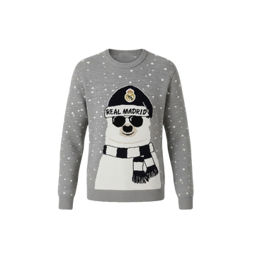 Toni Kroos Grandfather Polar Bear Real Madrid Christmas Ugly Sweater - Moonbestprint