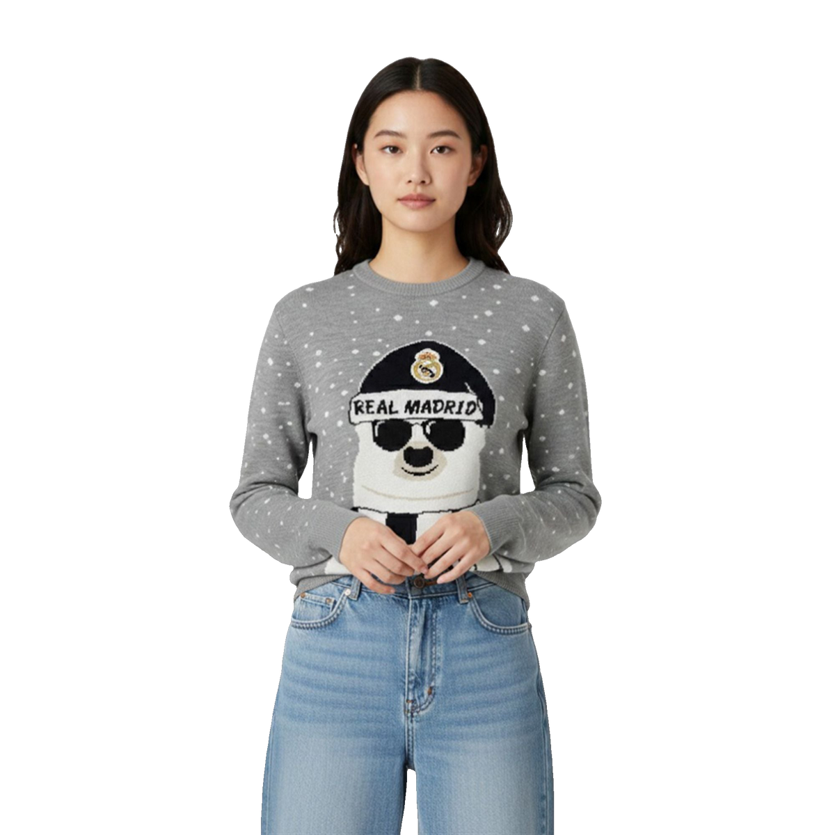 Toni Kroos Grandfather Polar Bear Real Madrid Christmas Ugly Sweater - Moonbestprint
