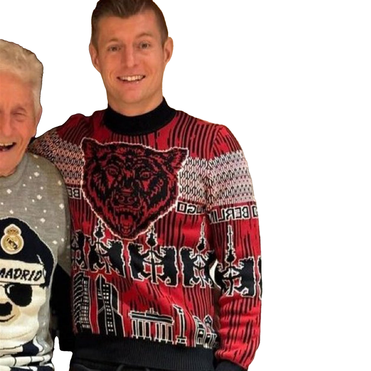 Toni Kroos Crazy Bear Christmas Ugly Sweater - Moonbestprint