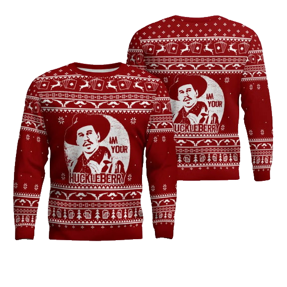 Tombstone Im Your Huckleberry Ugly Christmas Sweater – Moonbestprint