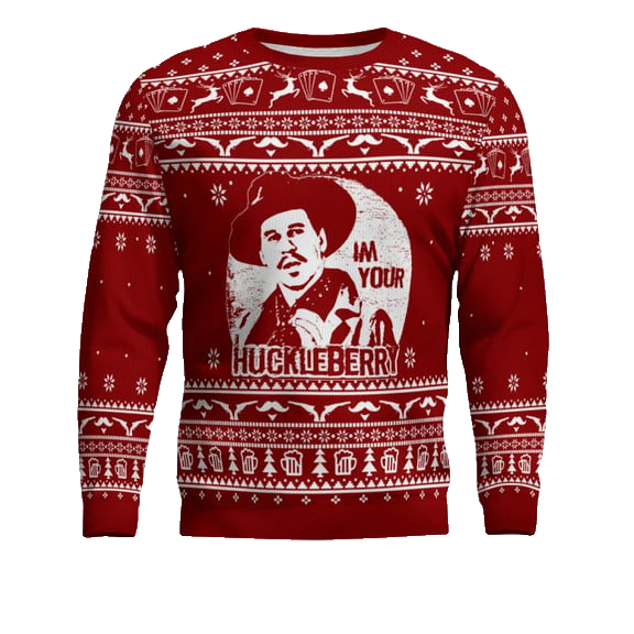 Tombstone Im Your Huckleberry Ugly Christmas Sweater – Moonbestprint