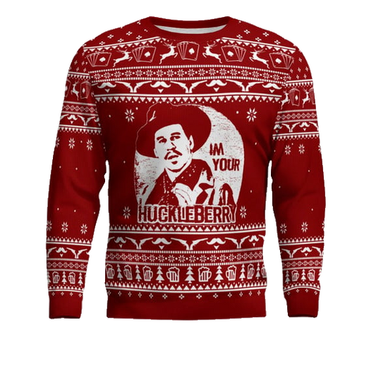 Tombstone Im Your Huckleberry Ugly Christmas Sweater – Moonbestprint