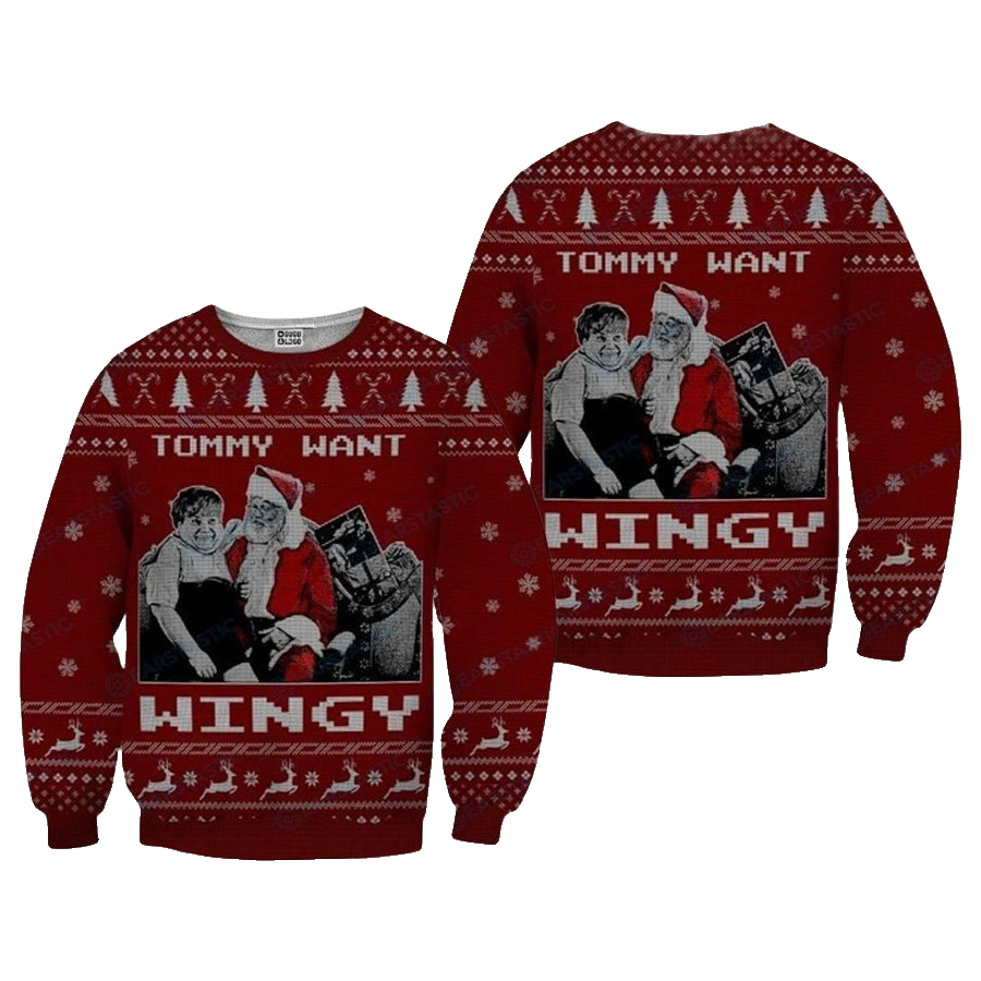 Tommy Want Wingy Tommy Boy Ugly Christmas Sweater – Moonbestprint
