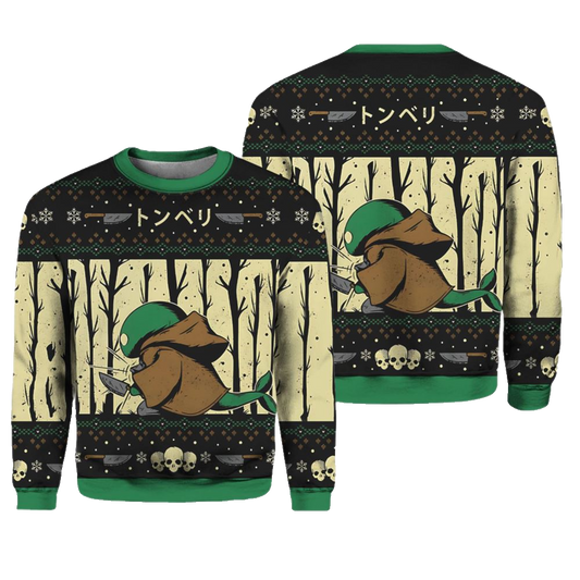 Tonberry Chefs Knife Final Fantasy Ugly Sweater - Moonbestprint