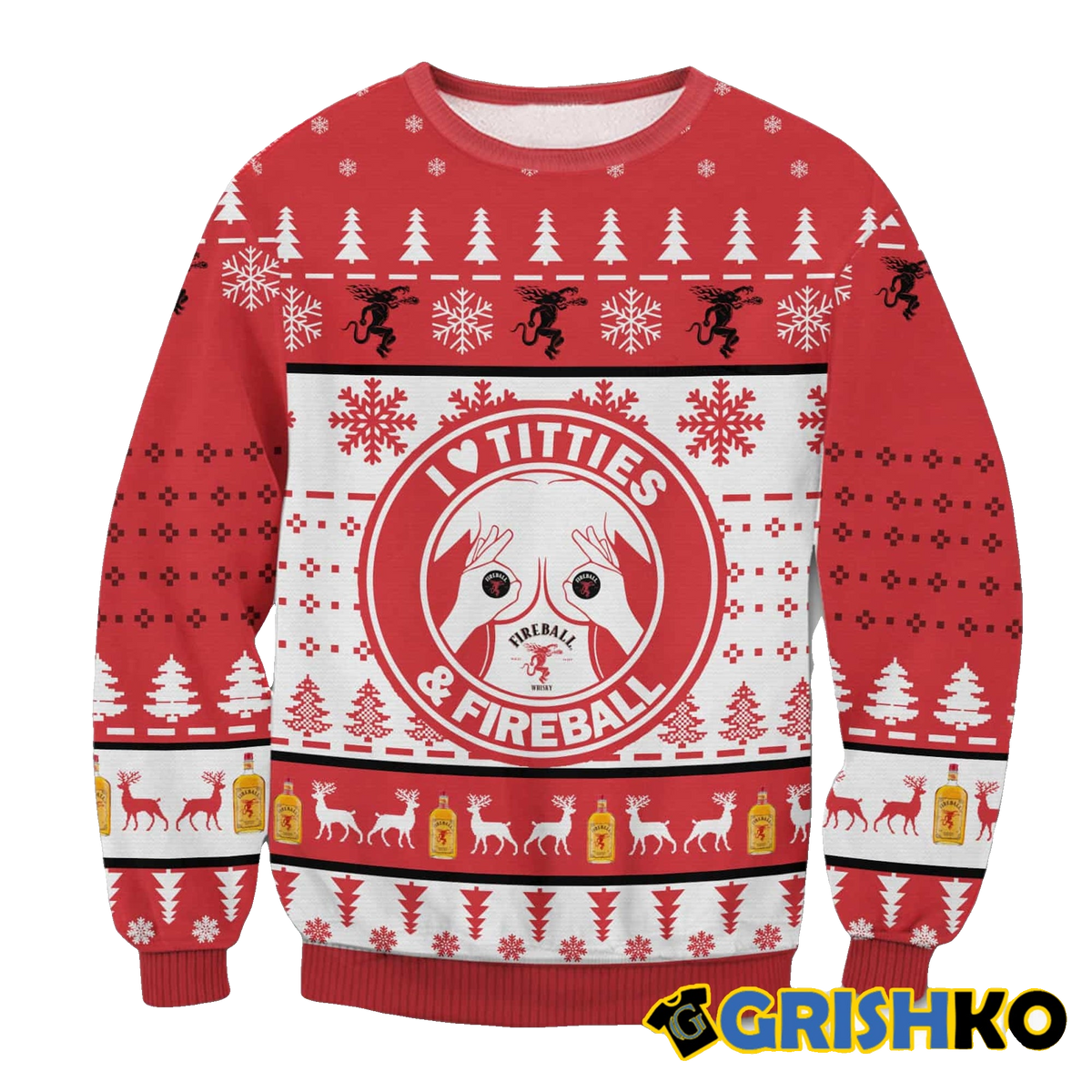 Tito Titties Funny Ugly Sweater - Moonbestprint