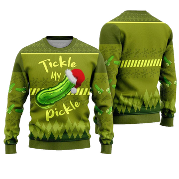 Tickle My Pickle Ugly Christmas Sweater - Moonbestprint