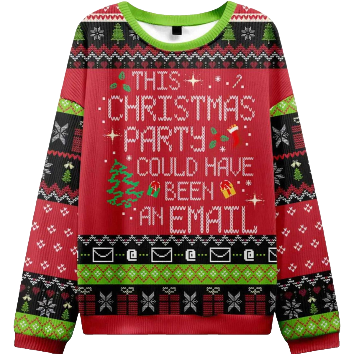 This Party Could Have Been an Email Ugly Christmas Sweater - Moonbestprint