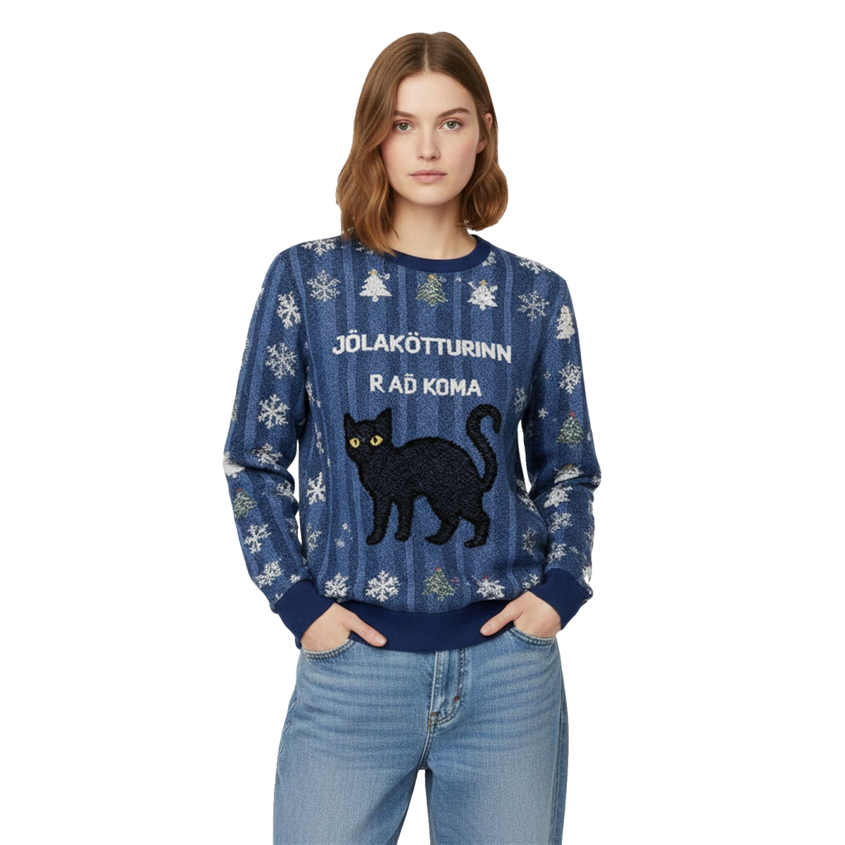 The Yule Cat is Coming Ugly Sweater 2026 Christmas - Moonbestprint