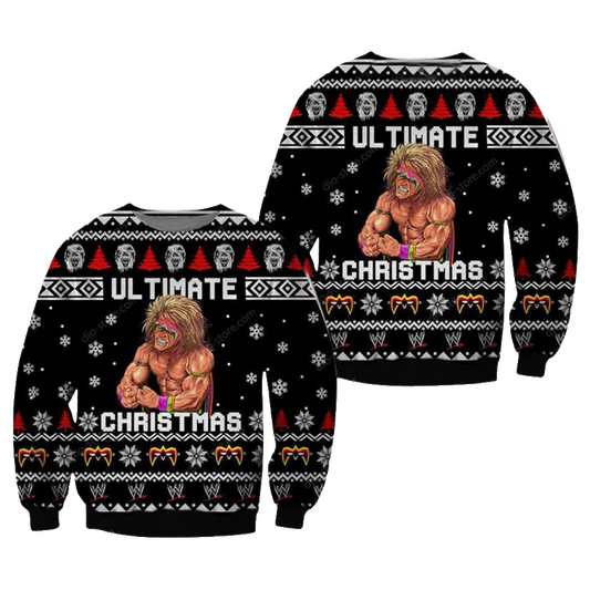 The Ultimate Warrior Ugly Christmas Sweater – Moonbestprint
