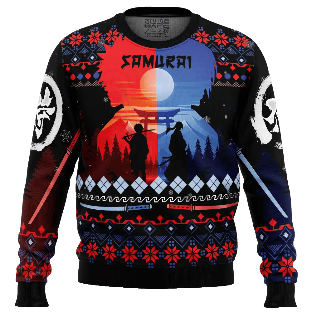 The Samurai Dou Samurai Champloo Ugly Christmas Sweater – Moonbestprint
