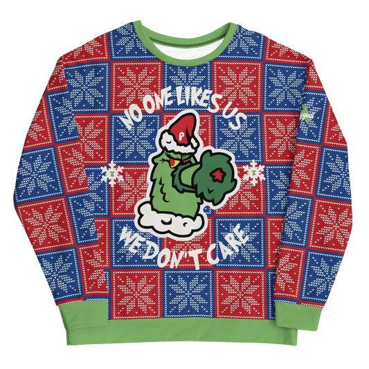 The Phrinch No One Likes Us We Don't Care Ugly Christmas Sweater – Moonbestprint