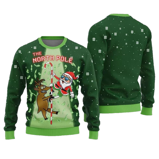 The North Pole Ugly Sweater Christmas 2026 - Moonbestprint