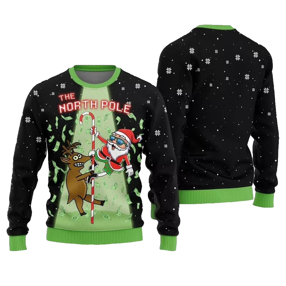 The North Pole Ugly Sweater Christmas 2026 - Moonbestprint