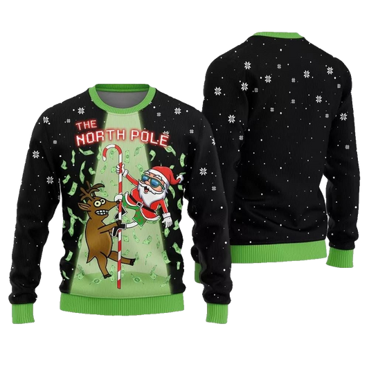 The North Pole Ugly Sweater Christmas 2026 - Moonbestprint