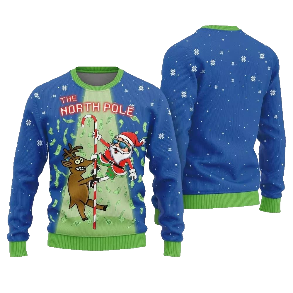 The North Pole Ugly Sweater Christmas 2026 - Moonbestprint