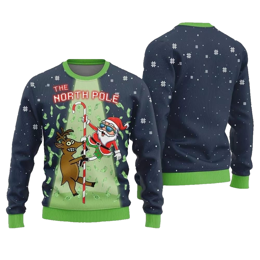 The North Pole Ugly Sweater Christmas 2026 - Moonbestprint