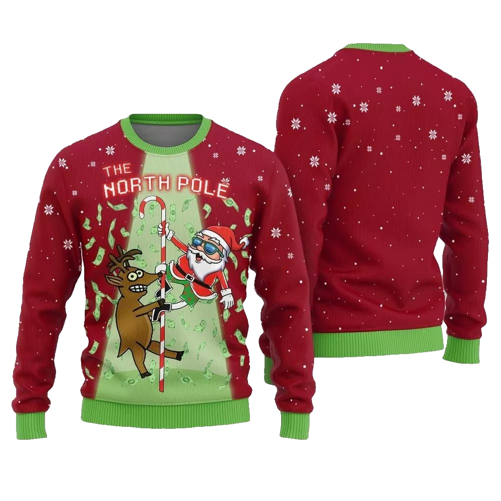 The North Pole Ugly Sweater Christmas 2026 - Moonbestprint