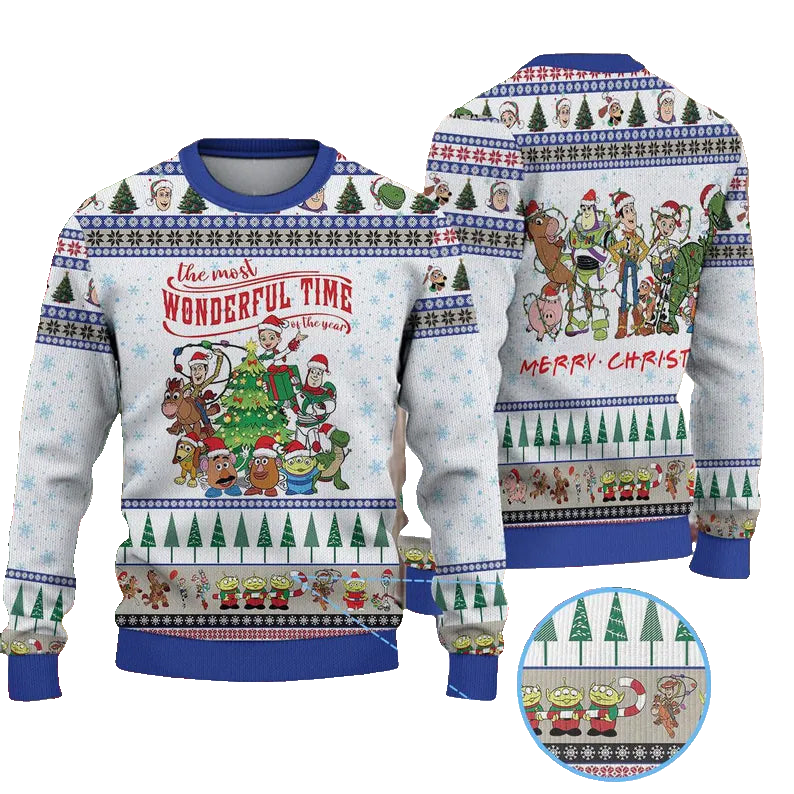 The Most Wonderful Time of The Year Toy Movie Ugly Christmas Sweater – Moonbestprint