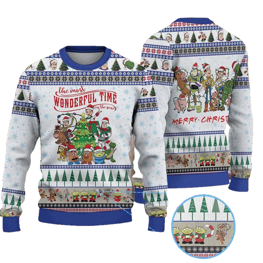 The Most Wonderful Time of The Year Toy Movie Ugly Christmas Sweater – Moonbestprint