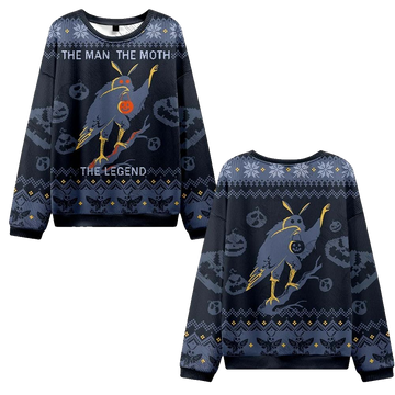 The Man The Moth The Legend Ugly Sweater 2026 Christmas - Moonbestprint