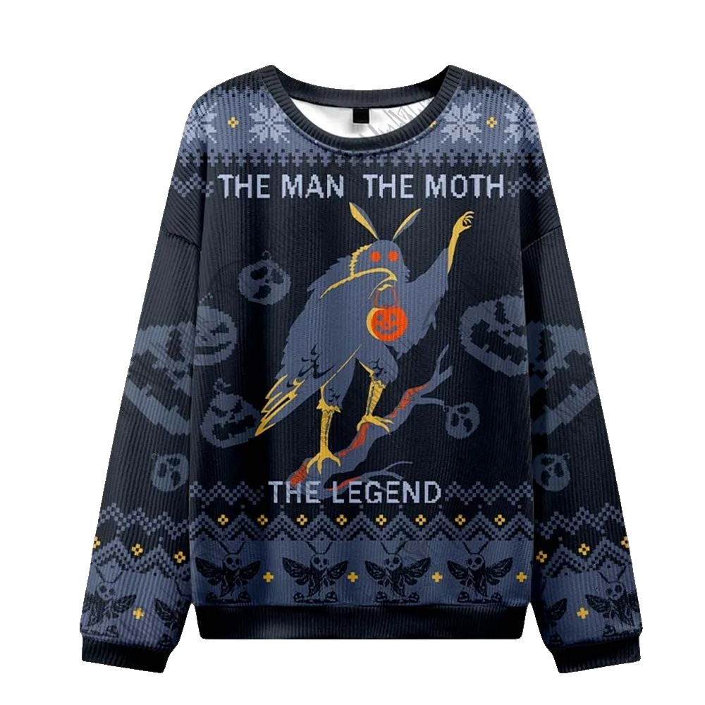 The Man The Moth The Legend Ugly Sweater 2026 Christmas - Moonbestprint