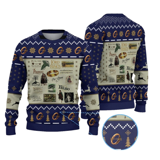 The Lord Of The Rings Ugly Sweater 2026 Christmas - Moonbestprint