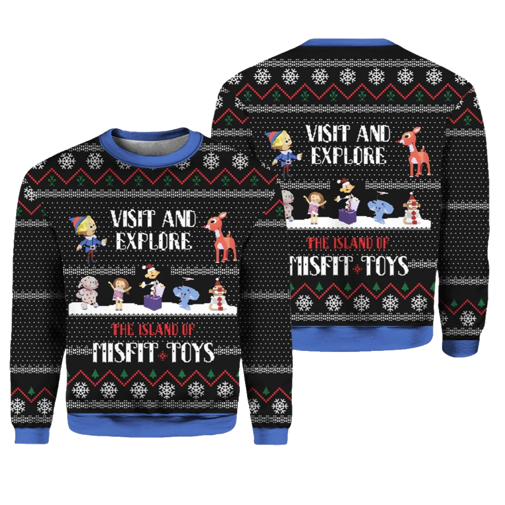 The Island of Misfit Toys Rudolph Christmas Sweater - Moonbestprint