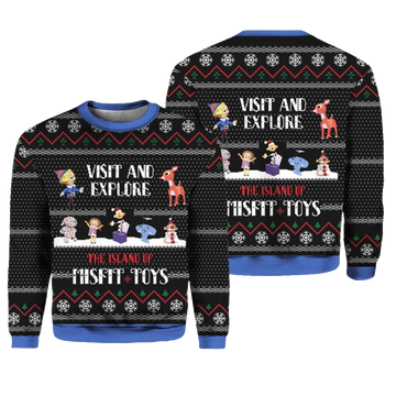 The Island of Misfit Toys Rudolph Christmas Sweater - Moonbestprint