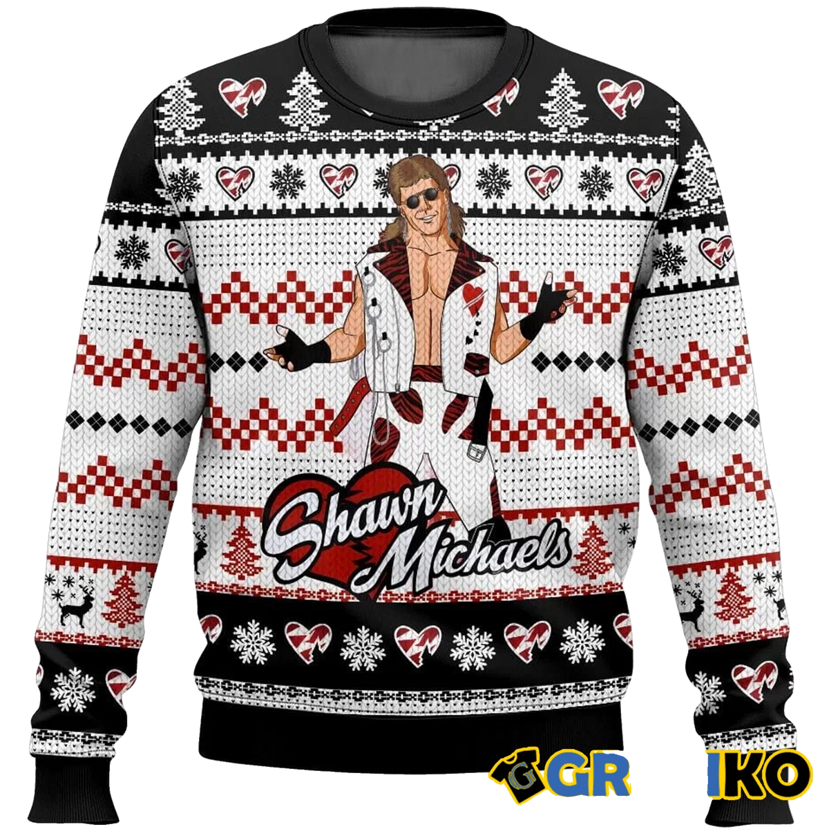 The Heartbreak Kid Shawn Michaels Ugly Sweater - Moonbestprint