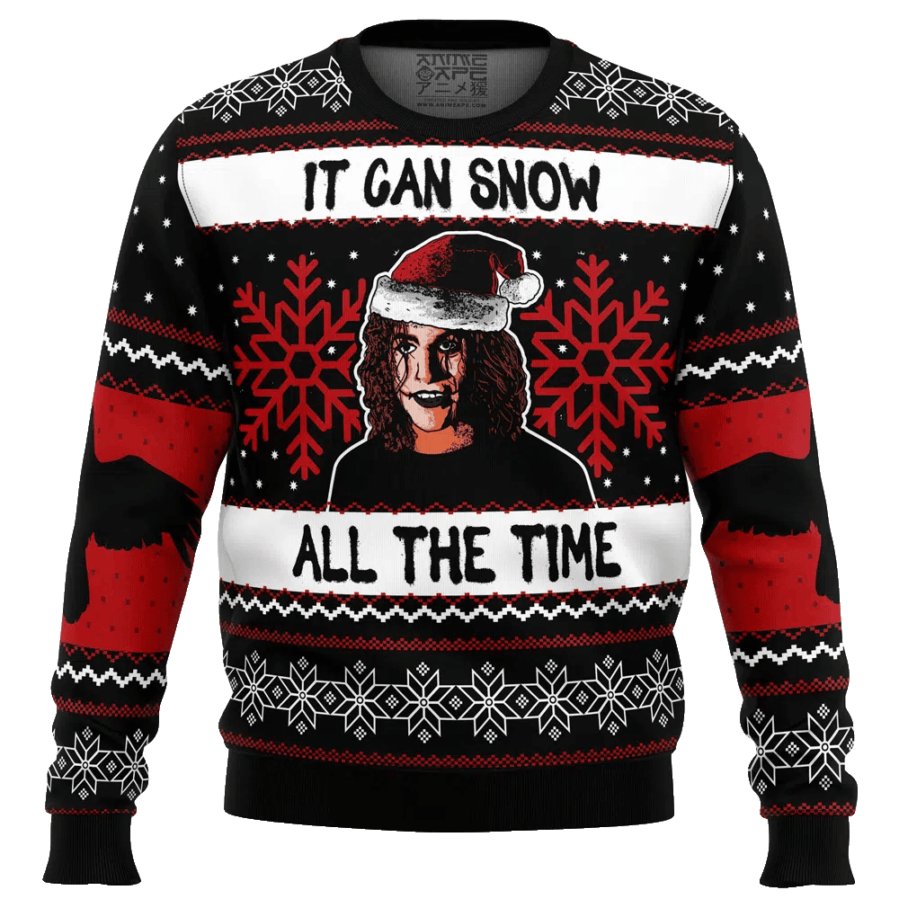 The Crow It Can Snow All The Time Ugly Christmas Sweater – Moonbestprint