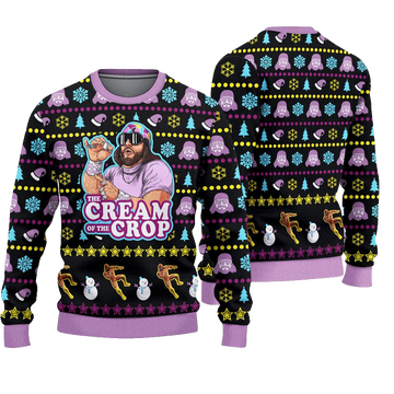The Cream of the Crop Macho Man Randy Savage Pro Wrestling Ugly Sweater – Moonbestprint