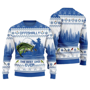 The Best Dad Ever Ugly Sweater Christmas 2026 - Moonbestprint