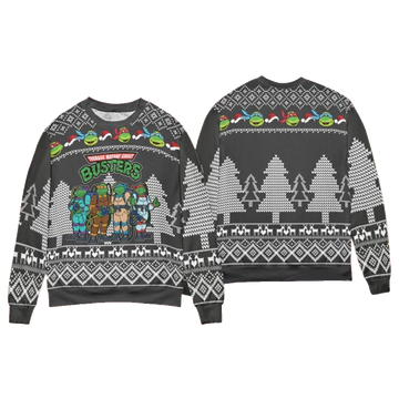 Teenage Mutant Ninja Turtles Ghostbusters Ugly Christmas Sweater – Moonbestprint
