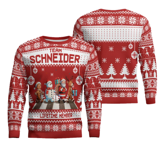Team Schneider Lifetime Member Ugly Christmas Sweater – Moonbestprint