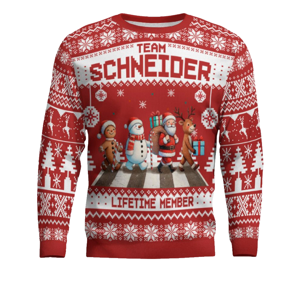 Team Schneider Lifetime Member Ugly Christmas Sweater – Moonbestprint