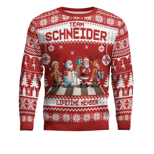 Team Schneider Lifetime Member Ugly Christmas Sweater – Moonbestprint